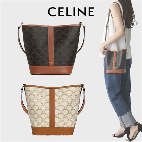 celine bucket bag triomphe